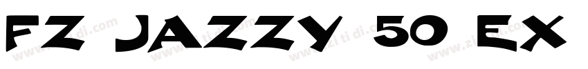 FZ JAZZY 50 EX JAZZY字体转换